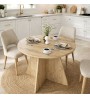 Τραπέζι χρώμα sapphire oak Ø100x75,7εκ.