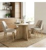 Τραπέζι χρώμα sapphire oak Ø100x75,7εκ.