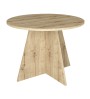 Τραπέζι χρώμα sapphire oak Ø100x75,7εκ.
