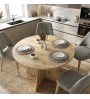 Τραπέζι χρώμα sapphire oak Ø120x75,7εκ.