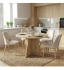 Τραπέζι χρώμα sapphire oak Ø120x75,7εκ.