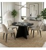 Τραπέζι χρώμα sencron black Ø120x75,7εκ.