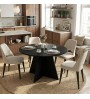 Τραπέζι χρώμα sencron black Ø120x75,7εκ.