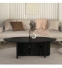 Τραπεζάκι σαλονιού χρώμα sencron black 120x60x39,8εκ.