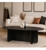 Τραπεζάκι σαλονιού χρώμα sencron black 120x60x39,8εκ.