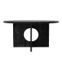 Τραπεζάκι σαλονιού χρώμα sencron black Ø75x36,8εκ.