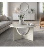 Τραπεζάκι σαλονιού χρώμα sandstone Ø75x36,8εκ.