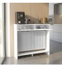 Κονσόλα - Κάλυμμα καλοριφέρ χρώμα λευκό 110x31,4x100εκ.