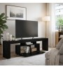 Έπιπλο τηλεόρασης χρώμα sencron black 180x31,3x50,2εκ.
