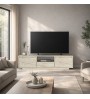 Έπιπλο τηλεόρασης χρώμα travertine 160x29,5x42εκ.