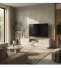 Έπιπλο τηλεόρασης χρώμα travertine 160x29,5x42εκ.