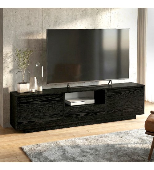 Έπιπλο τηλεόρασης χρώμα sencron black 160x29,5x42εκ.