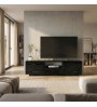 Έπιπλο τηλεόρασης χρώμα sencron black 160x29,5x42εκ.