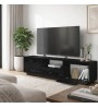 Έπιπλο τηλεόρασης χρώμα sencron black 160x29,5x42εκ.