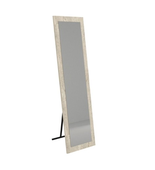 Καθρέπτης δαπέδου - τοίχου Lalu Μegapap χρώμα travertine 40x150εκ.