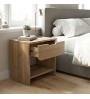 Κομοδίνο χρώμα sepet oak 45x40x52εκ.