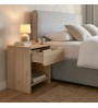 Κομοδίνο χρώμα sepet oak 45x40x52εκ.