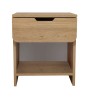 Κομοδίνο χρώμα sepet oak 45x40x52εκ.