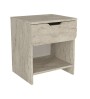 Κομοδίνο χρώμα travertine 45x40x52εκ.