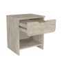 Κομοδίνο χρώμα travertine 45x40x52εκ.