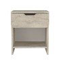 Κομοδίνο χρώμα travertine 45x40x52εκ.