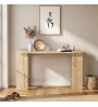 Κονσόλα χρώμα sapphire oak - travertine 130,8x35x76,8εκ.
