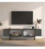Έπιπλο τηλεόρασης χρώμα ανθρακί 180x29,6x50εκ.