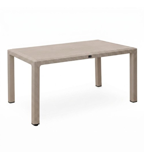 Τραπέζι πολυπροπυλενίου χρώμα cappuccino 150x90x75εκ.
