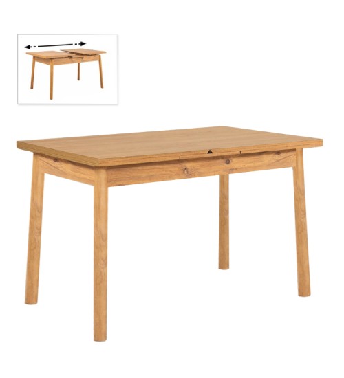 Τραπέζι επεκτεινόμενο χρώμα atlantic pine 120/153x75x77εκ.