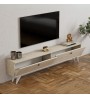 Έπιπλο τηλεόρασης χρώμα travertine 160x25x35εκ.