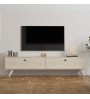 Έπιπλο τηλεόρασης χρώμα travertine 160x25x35εκ.