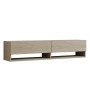 Έπιπλο τηλεόρασης επιτοίχιο χρώμα travertine 140x29,6x30εκ.