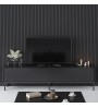Έπιπλο τηλεόρασης χρώμα μαύρο 180x30x47εκ.