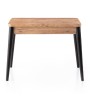 Τραπέζι επεκτεινόμενο χρώμα atlantic pine - μαύρο 100x60(120x100)x79,5εκ.