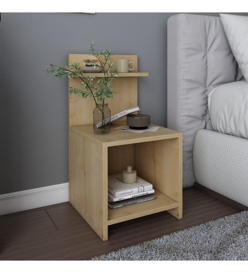 Κομοδίνο χρώμα sapphire oak 35x37x72εκ.