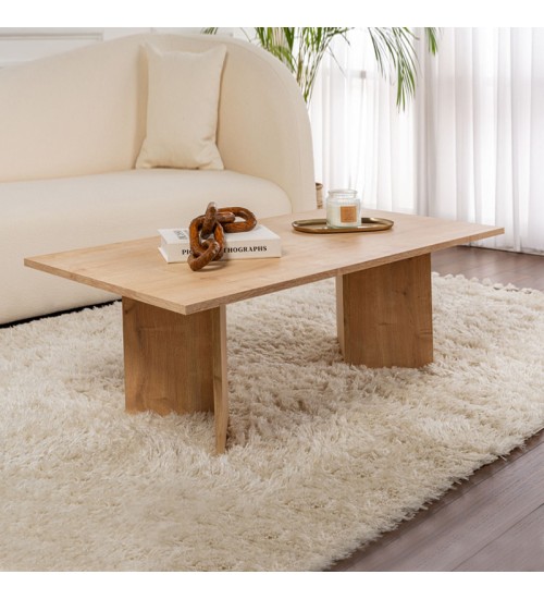 Τραπεζάκι σαλονιού χρώμα sapphire oak 119x60x40εκ.