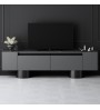 Έπιπλο τηλεόρασης χρώμα ανθρακί 180x30x50εκ.