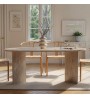 Τραπέζι χρώμα travertine 180x89,5x75εκ.