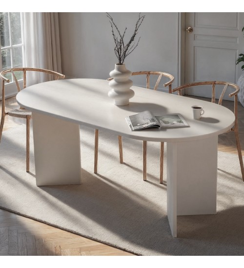 Τραπέζι χρώμα λευκό 180x89,5x75εκ.