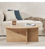 Τραπεζάκι σαλονιού χρώμα sapphire oak Ø90x40εκ.