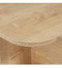 Τραπεζάκι σαλονιού χρώμα sapphire oak 120x60x41,4εκ.