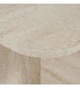 Τραπεζάκι σαλονιού χρώμα travertine 120x60x41,4εκ.