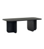 Τραπεζάκι σαλονιού χρώμα black wood 120x60x41,4εκ.