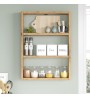 Ραφιέρα τοίχου χρώμα atlantic pine 43,2x9x60εκ.