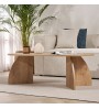 Τραπεζάκι σαλονιού χρώμα sapphire oak 120x60x40εκ.