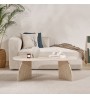 Τραπεζάκι σαλονιού χρώμα travertine 120x60x40εκ.