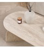 Τραπεζάκι σαλονιού χρώμα travertine 120x60x40εκ.