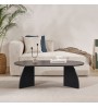 Τραπεζάκι σαλονιού χρώμα black wood 120x60x40εκ.