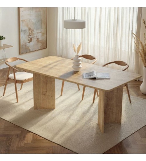 Τραπέζι χρώμα honey oak 180x90x75εκ.