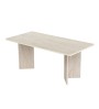 Τραπέζι χρώμα travertine 180x90x75εκ.